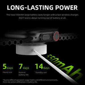 Reloj Inteligente DF HW-S11ULTRA con Llamadas para Hombre y Mujer, Llamadas por BT, Seguimiento de Actividad Física, Carátulas Personalizadas para Android, Pantalla de Gel de Sílice - Product Image 6