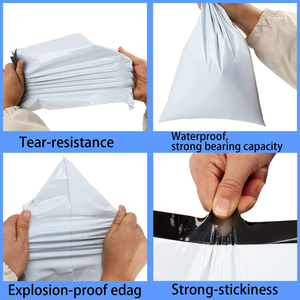 Sobres de Plástico Impermeables para Envíos con Logotipo Personalizado, Bolsa de Polietileno Biodegradable para Correo, Envíos Urgentes y Paquetería - Product Image 5