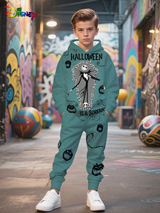 Automne mode deux pièces enfants à capuche lâche pantalons décontractés ensemble 3D motif garçon <span class=keywords><strong>sweat</strong></span> à capuche pour bébés vêtements à la mode - Product Image 6