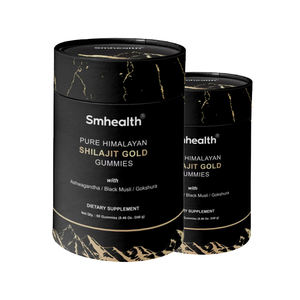 अश्वगंधा गोक्षरा अदरक-हिमलयन शिलजीत के साथ ओम/ओडम शिलजीत की खुराक - Product Image 1