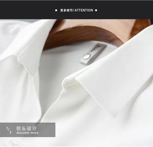 <span class=keywords><strong>M</strong></span>-4XL Heren V-hals Langarm Poloshirt Hoge Kwaliteit Elastisch Naadloze Kraag T-shirt Blouse Slim-Fit Top - Product Image 5