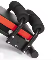 Banc de sécurité pliable et réglable pour exercices abdominaux avec cadre en acier pour entraînement à domicile en salle de sport