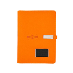 Thiết kế mới A5 Kích thước máy tính xách tay với sạc không dây & chiếu sáng logo kinh doanh Bộ quà tặng bao gồm cả ngân hàng điện & Nhật ký kế hoạch - Product Image 5