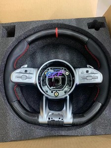 Volant sport en fibre de carbone, vente directe d'usine, pour Mercedes-Benz AMG W204 W205 CLA <span class=keywords><strong>GLA</strong></span> C217 W211 W212 W221 W222 Classe G - Product Image 3