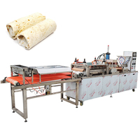 Mesin Pembuat Roti Pita Industri Otomatis Penuh Bahan Stainless Steel 304 Kapasitas 1500pcs/jam