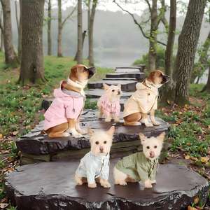 Ropa Shein Decoração de Natal Suprimentos Poncho Jacket Cape <span class=keywords><strong>Pet</strong></span> Whippet Impermeável Greyhound Rain Coat Dog Raincoat - Product Image 6