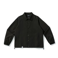 Vente en gros de vestes d'entraîneurs unisexes de haute qualité coupe-vent avec impression de logo et de design personnalisées 3 couleurs
