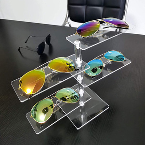 <span class=keywords><strong>4</strong></span>-<span class=keywords><strong>Layer</strong></span> Acrílico Transparente Óculos <span class=keywords><strong>Display</strong></span> Stand Racks Prateleira Óculos De Sol Contador <span class=keywords><strong>Display</strong></span> Stand Suporte De Armazenamento De Óculos - Product Image 4