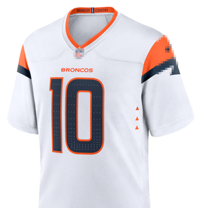 Maillots de football américain de haute qualité 2026 pour 32 équipes, Denver Broncos NIX # 10 T-shirts respirants à manches courtes - Product Image 5