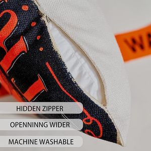 Juego de cojines con temática de Halloween vintage, cojines para decoración de vacaciones, decoración del hogar, precio de fábrica, proveedor de Fabricante - Product Image 3