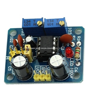 Módulo de pulso NE555 Ciclo de trabajo de frecuencia ICs ajustables Generador de señal rectangular de onda cuadrada - Product Image 1