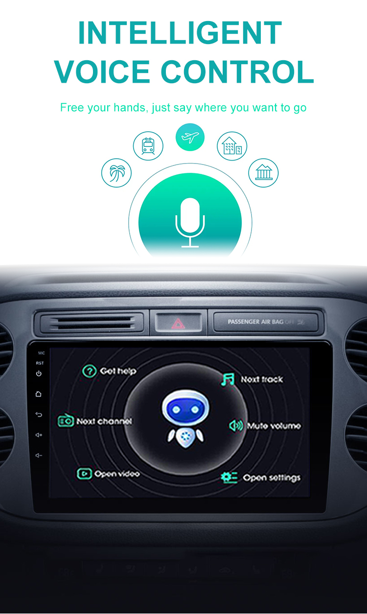 Android GPS Navigation For Volkswagen Tiguan 2006 - 2016 Car Stereo Multimedia Video Player