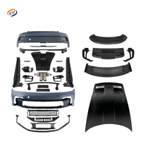 Kit carrosserie en fibre de carbone pour Porsche 992 GT3 RS, modification de mise à niveau neuve, grande taille, capot avant, aileron arrière, jupes latérales, moteur