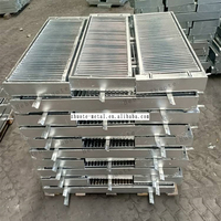 Grille en acier légère galvanisée pour passerelles, plateformes de circulation et accès aux entrepôts industriels légers et aux plateformes de maintenance
