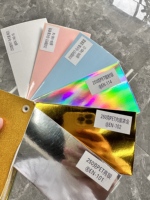 Papier cartonné holographique irisé laser arc-en-ciel 50*70cm pour bricolage, artisanat, décoration de gâteaux pour anniversaire, Noël