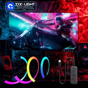 Bande lumineuse LED intelligente à affichage simultané pour ordinateur, lampe d'ambiance, bande lumineuse colorée, rétroéclairage PC SYNC - Product Image 2