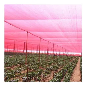 red color tomato green house agricultural 95% shade rate shade net /polypropylene shade cloth/40 shade cloth