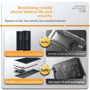 แบตเตอรี่เกรด A+ สำหรับ <span class=keywords><strong>iPhone</strong></span> ทุกรุ่น ใช้ได้กับบริการซ่อมโทรศัพท์มือถือ <span class=keywords><strong>ราคา</strong></span>ขายส่งจากผู้ผลิต - Product Image 3