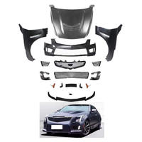 Pièces de modification pour Cadillac ATS : Pare-chocs avant, Aile, Calandre, Suspension coilover, Frein à disque, Jante forgée, Échappement à soupapes