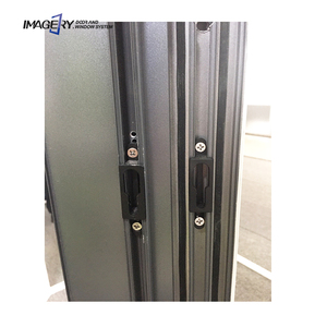 <span class=keywords><strong>Porte</strong></span> <span class=keywords><strong>coulissante</strong></span> en alliage d'aluminium, <span class=keywords><strong>porte</strong></span> <span class=keywords><strong>coulissante</strong></span> en verre à rupture de pont thermique <span class=keywords><strong>simple</strong></span> pour balcon, cuisine, salon, silencieuse - Product Image 3