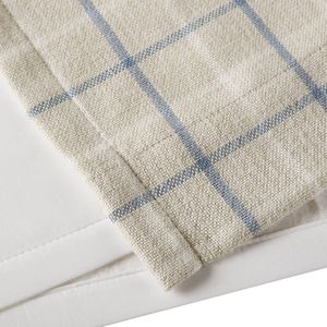 DB 1PC 50x108 "Plaid Rod Pocket and Back Tab Panneau de rideau avec doublure en polaire Rideaux et cantonnières - Product Image 4