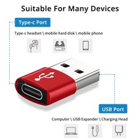 Adaptador de ordenador portátil Tipo-C USBC Hembra USB3.0 3A Adaptador convertidor macho Adaptador Soporte PD Carga rápida para iphone samsung Conector