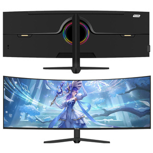 Moniteur incurvé ultra-large de 49 <span class=keywords><strong>pouces</strong></span>, écran 32:9, résolution 5K, <span class=keywords><strong>240</strong></span> <span class=keywords><strong>Hz</strong></span>, dalle VA, haut-parleurs intégrés, USB Type-C, moniteur d'ordinateur pour jeux - Product Image 1