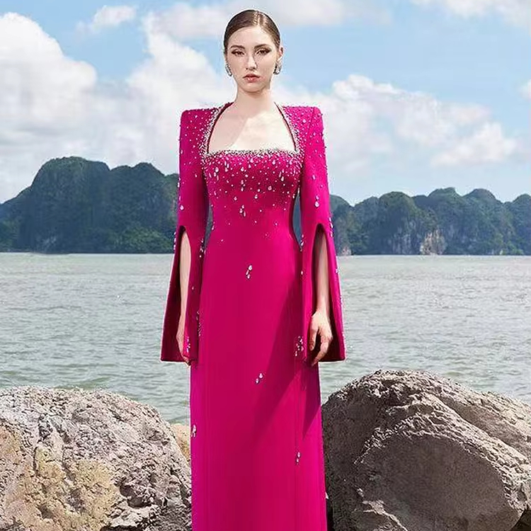 glenda vintage blush maxi dress Belle Maxi Dress