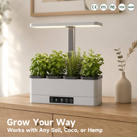 Système de culture intelligent d'intérieur à hauteur réglable, 24W, pour la culture dans le sol et les supports en fibres de coco
