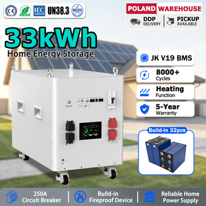 แบตเตอรี่โซลาร์ Lifepo4 ของ EU 51.2V 660Ah 33kWh สำหรับเก็บพลังงานแสงอาทิตย์  48V Lithium Power Wall JK V19 BMS สำหรับเก็บพลังงานภายในบ้าน - Product Image 1
