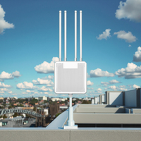 Routeur AP MESH extérieur d'entreprise WIFI6 double bande, répéteur, quatre antennes haute puissance, Wave2 MU-MIMO 48V