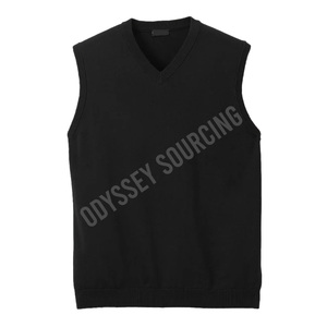 Gilet pour homme élégant et décontracté, tendance hivernale, col en V, vêtement d'extérieur, tenue de travail, confortable, écologique, respirant, 100% - Product Image 2