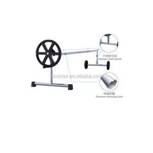 Ensemble de dérouleur de <span class=keywords><strong>couverture</strong></span> de <span class=keywords><strong>piscine</strong></span> solaire Aquajack P1822 en acier inoxydable avec batterie au lithium, dérouleur automatique <span class=keywords><strong>pour</strong></span> <span class=keywords><strong>couverture</strong></span> de <span class=keywords><strong>piscine</strong></span> enterrée - Product Image 2