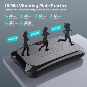 Plateforme <span class=keywords><strong>vibrante</strong></span> verticale à usage domestique 99 niveaux pour l'exercice, machine de mise en <span class=keywords><strong>forme</strong></span> du corps, brûleur de graisse - Product Image 4