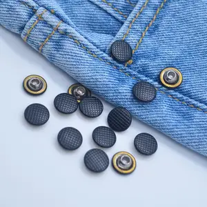 Kot giyim aksesuarları için özel Denim perçinler düğmesi modaya uygun tasarlanmış özel Jean perçinler yüksek kaliteli Metal çinko alaşım