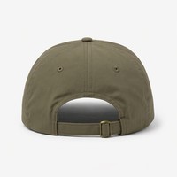 Casquette de baseball en nylon à 6 panneaux en tissu maillé, sérigraphiée avec logo personnalisé, imperméable, séchage rapide, boucle en cuivre doré, vente en gros