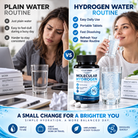 Comprimés d'hydrogène moléculaire H2 sans saveur, marque privée, hydratation quotidienne, OEM ODM, sans gluten, complément cGMP
