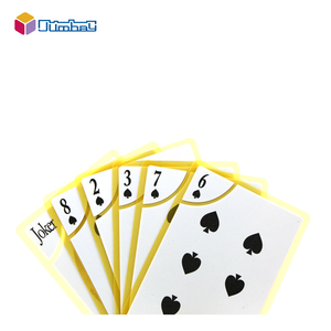 Tarjeta caso de tapa de plástico de la tarjeta de juego de plástico material impermeable jugando a las cartas - Product Image 5