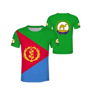 NUOXIN Supply Custom 3D Print Eritrea <span class=keywords><strong>Flag</strong></span> Shirts Mesh Quick Dry <span class=keywords><strong>T</strong></span>-<span class=keywords><strong>Shirt</strong></span> in poliestere <span class=keywords><strong>T</strong></span>-<span class=keywords><strong>Shirt</strong></span> Unisex per eventi di promozione all'aperto - Product Image 2