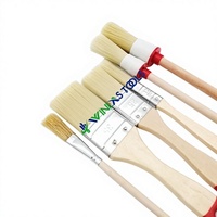 Kit de 6 pinceaux et crayons de peinture murale DIY OEM avec poils en nylon - Outils de peinture et de nettoyage - Garantie 6 mois