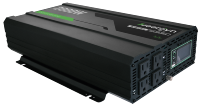 Onduleur à onde sinusoïdale pure 2000 W 12V 110V pour moteur industriel, silencieux, intelligent, fonctionnement 24H à basse température, DC AC