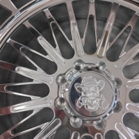 Jantes de camion KYKY 24x12 24x14 26x14 26x16 concaves forgées 8x6.5 8x165.1 8x170 polies avec capuchons flottants personnalisés pour Ram 3500