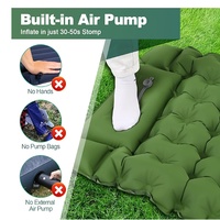 Matelas de camping gonflable YX de haute qualité, 10 cm d'épaisseur, en PVC, auto-gonflant, écologique, pour la randonnée en plein air