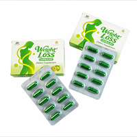 Compléments alimentaires amincissants pour adultes les plus vendus, avec du thé vert et de l'extrait de Garcinia Cambogia en capsules