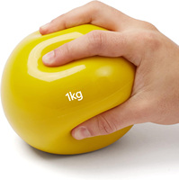 Ballon lesté souple en PVC Deep Fitness, rempli de sable, multicolores, écologique et léger, pour Pilates, Yoga et Thérapie Physique