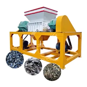 OCEAN Heavy Duty Reciclaje Residuos Orgánicos Compost Metal Plástico Poliestireno Doble Eje Trituradora Máquina Precio