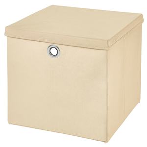 Organizador de caja de almacenamiento cuadrado plegable no tejido para libros, juguetes, artículos de mesa, contenedor de almacenamiento cuadrado plegable - Product Image 1