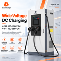 Chargeur rapide DC StarCharge Jupiter V5 120 kW double CCS2 OCPP pour bus électriques et stations de recharge de flotte