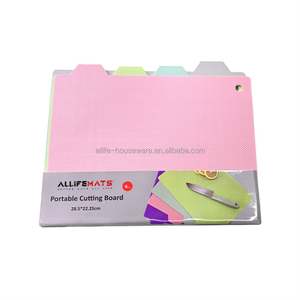 Cocina aplicable portátil ligero colgante antideslizante impermeable resistente al desgaste Pp tablas de cortar - Product Image 2