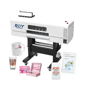 Mesin Label cetak Inkjet Digital grosir Roll to Roll I3200 -U1-3PCS header LED Printer UV untuk stiker